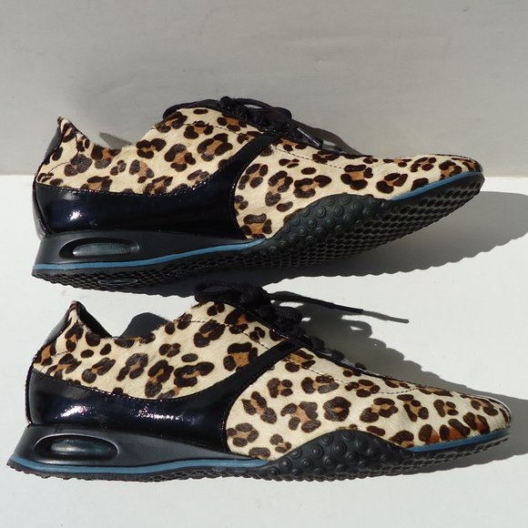 SIZE 6B. COLE HAAN animal print Nike Air sneakers shoes. - Picture 7 of 16